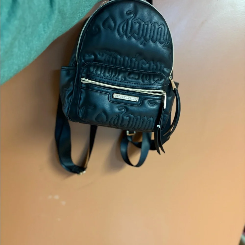 Juicy Couture Quilted Black Backpack - Picture 5 of 5